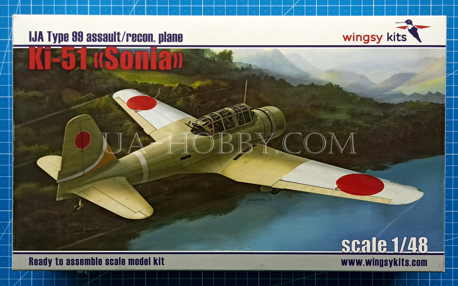 1/48 IJA Type 99 assault/recon. plane Ki-51 "Sonia". Wingsy Kits D5-05